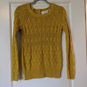 Mustard color sweater. Wore once.